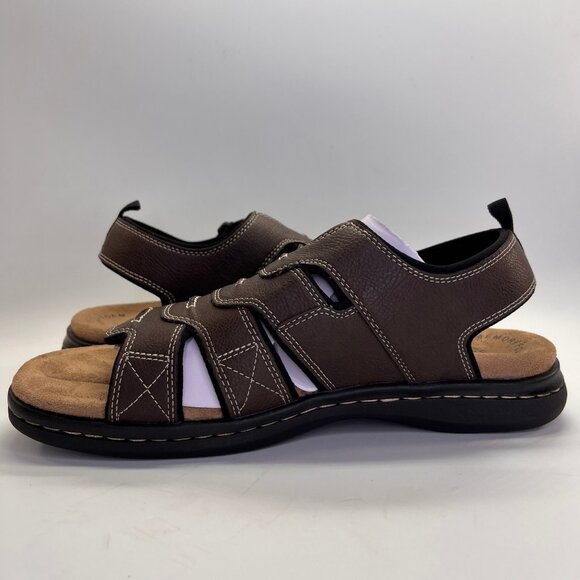 Dockers Shorewood Sandals Mens Size 10M Brown Fisherman Comfort Casual Shoes - Picture 7 of 12